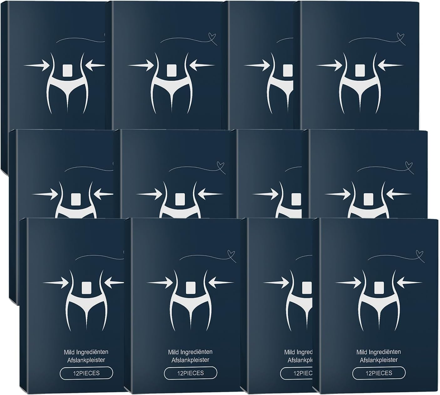 Rejuvacare Ozem Patch, Belly Button Patches for Weight Loss, Firming, Moisturizing & Natural Ingredients for Women & Girls (4 Box)