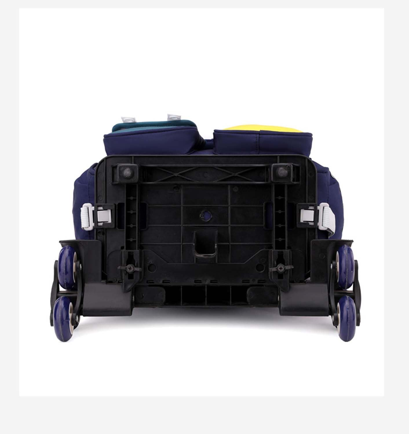 Yumenam Children'S School Backpack Trolley, Girls Boys Backpack with Wheels, Student Children'S Luggage Travel Luggage Laptop Travel Children'S Trolley Travel Suitcase, Blue, One Size image number 2