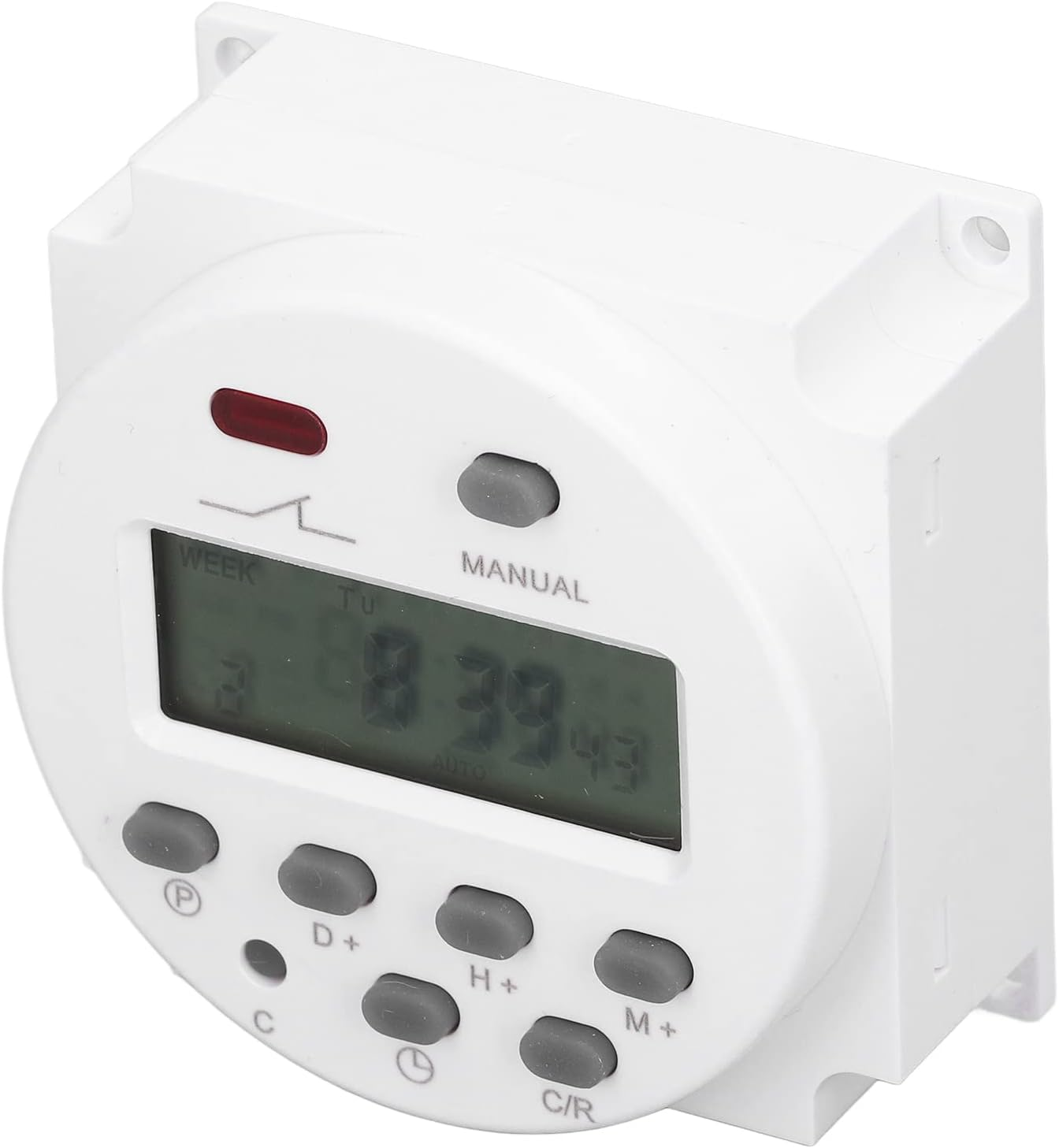 Programmable Timers, Electronic Timer Plug-In Wiring 16 Switching Programs for Household Appliances for Lighting Systems (AC220-240V)