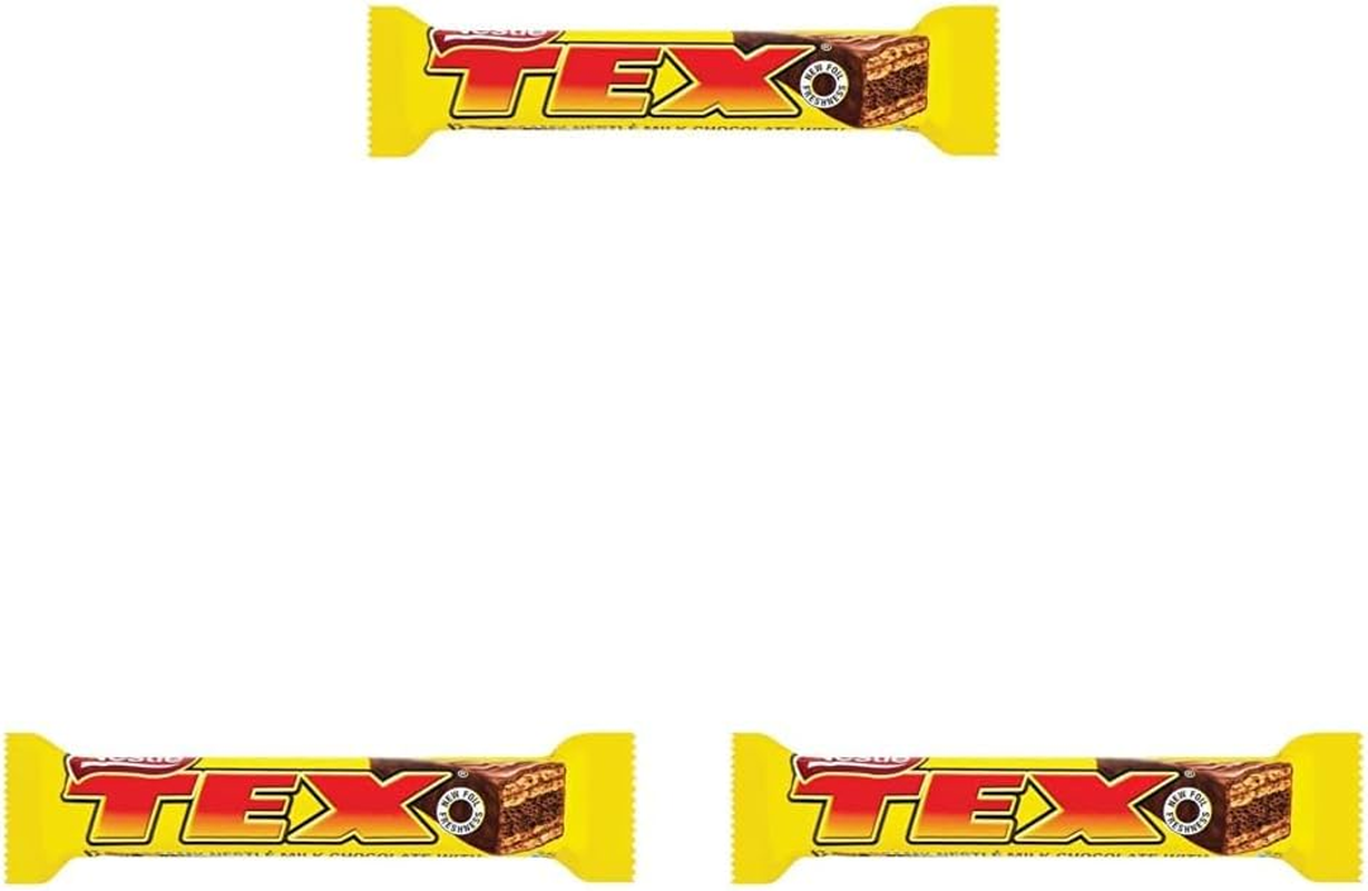 Nestle Tex Chocolate Wafer Bar 40 G (Pack of 3)