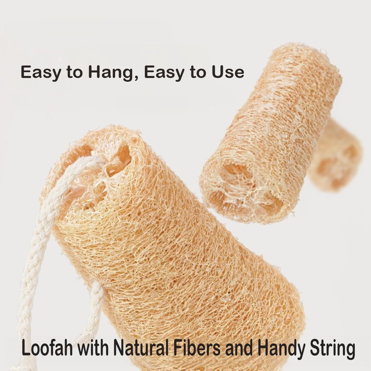 Catchu Whole Loofah Sponges Bursh, Quality Organic Luffa Softness Bath Shower, Cutability Natural Uncompressed Loofah Scrupper, Dish Clean Brush - Pack of 2 image number 4