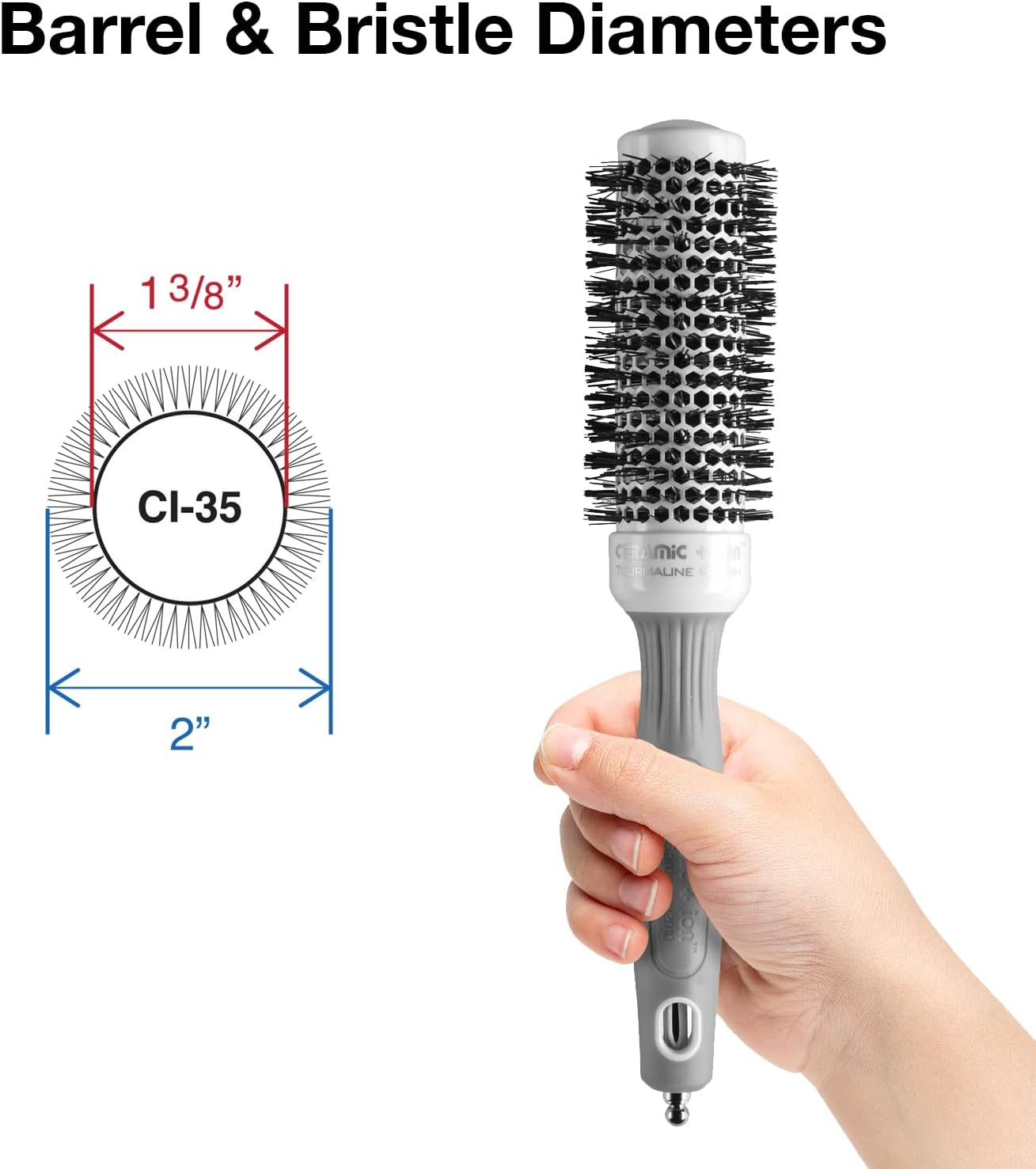Olivia Garden Ceramic + Ion CI35 Thermal Hair Brush