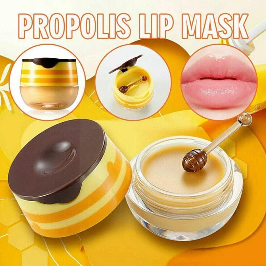 WUISOLQP Honey Lip Balm Moisturizing Lip Nourishing Lip Care Moisturizer Lightweight Portable Plumping Lip Gloss Makeup image number 1