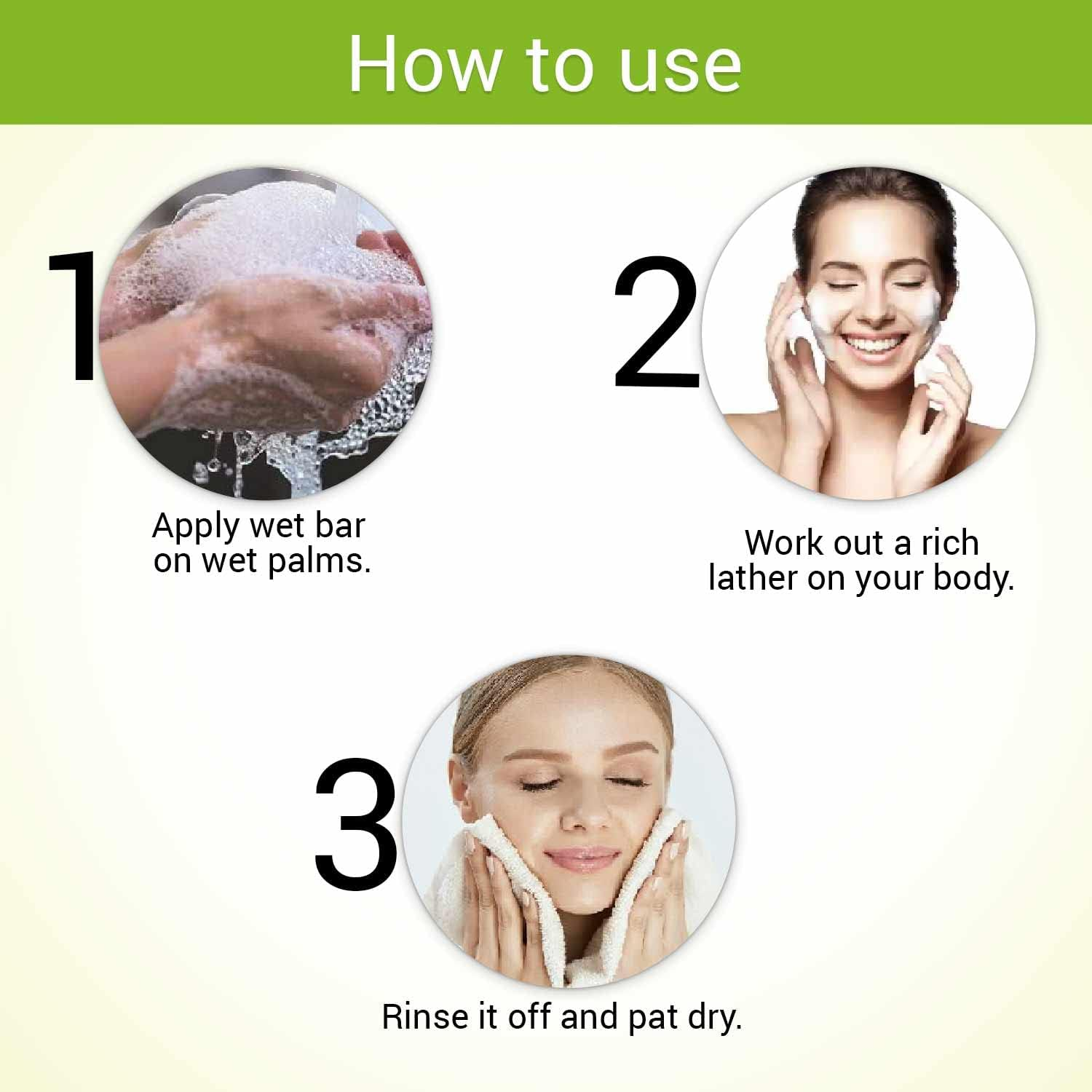 Sage Apothecary Natural Handmade Avocado Bath Soap for Skin Brightening and Its Prevent Acne Problem - Pack of 3 (3 X 100 GM) image number 3