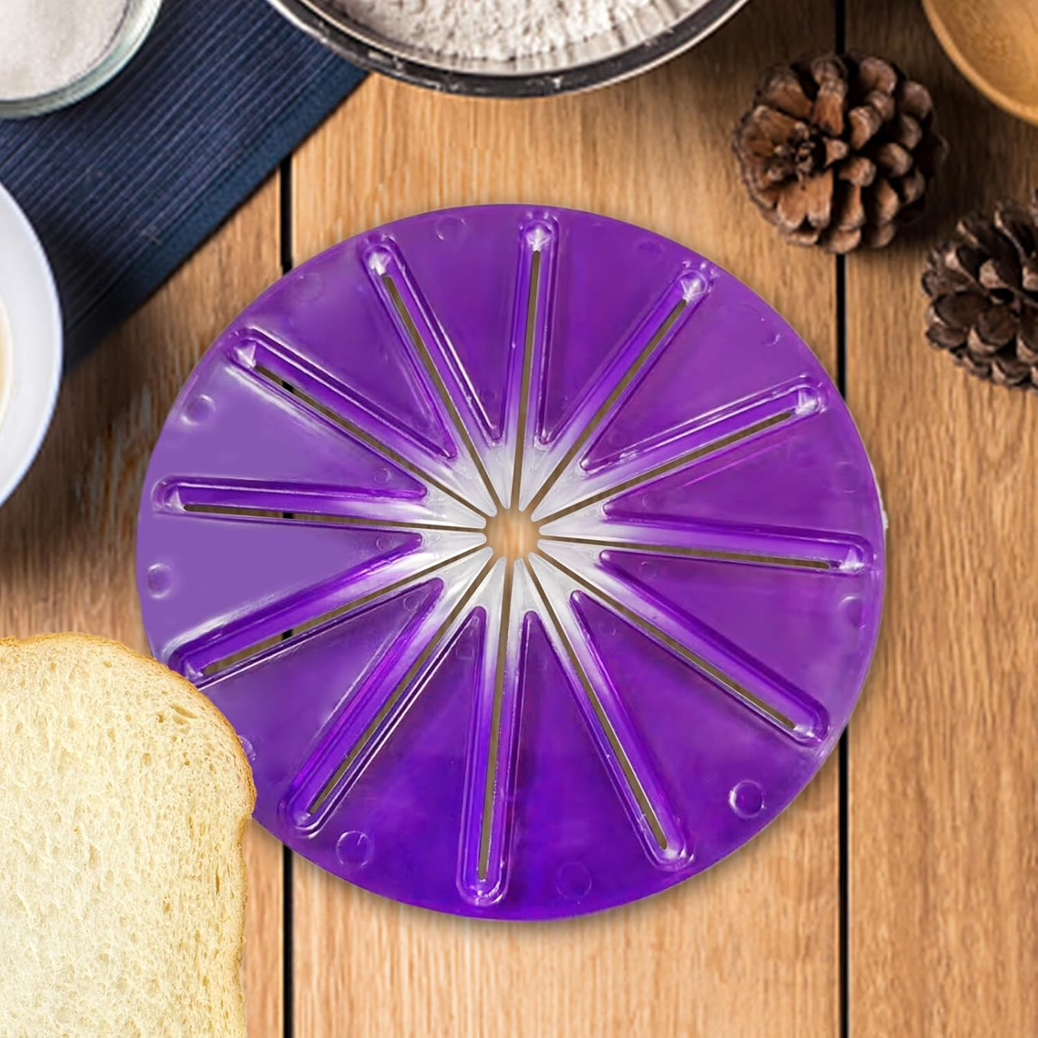 2025 New Stand Mixer Whisk Scraper, Anti-Splatter Baffle for 6-Wire Whisks, Bowl Wiper Attachment for Easy Cleaning, Multi-Purpose Kitchen Tool - Green image number 4