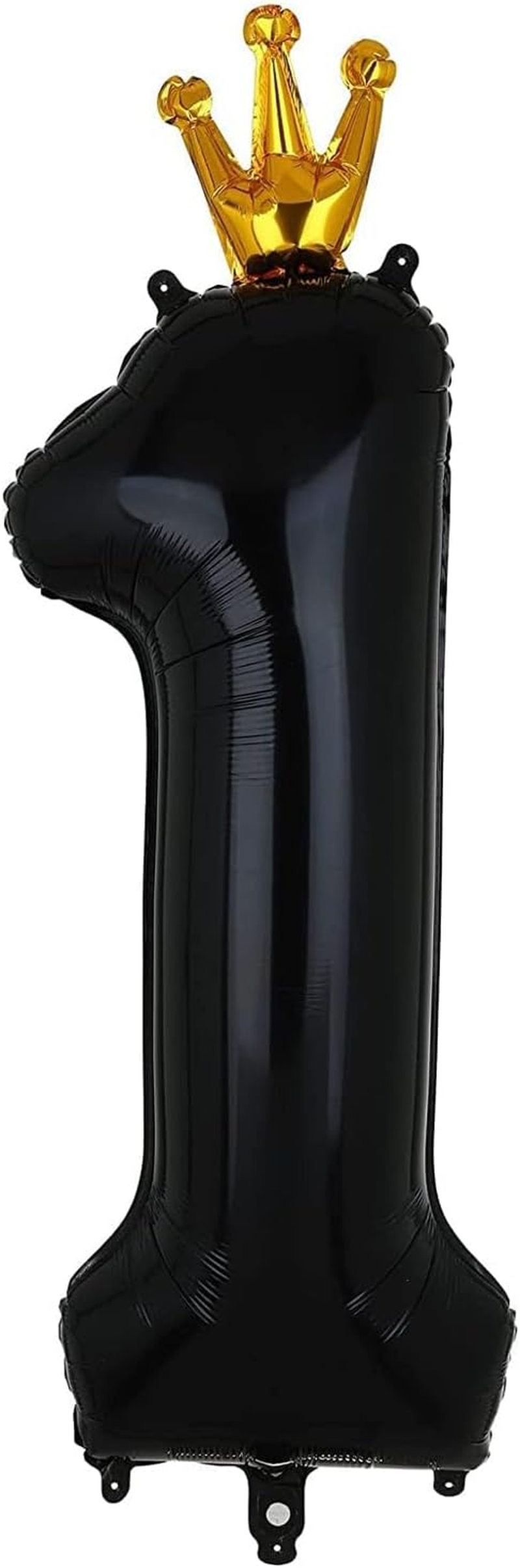 Yamibobo Black Number Balloon 40 Inch, Black Large Number 1 Balloons, Digital Balloons for Birthday Party Celebration Decorations Supplies, Helium Foil Number Balloons for Wedding Anniversary image number 3