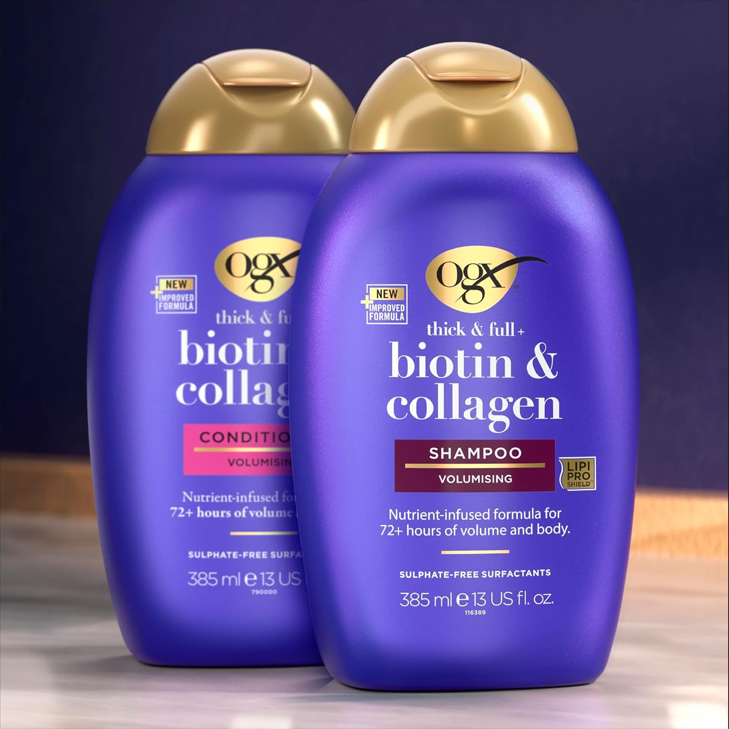 OGX Thick & Full + Biotin & Collagen Conditioner, 385 Ml image number 4