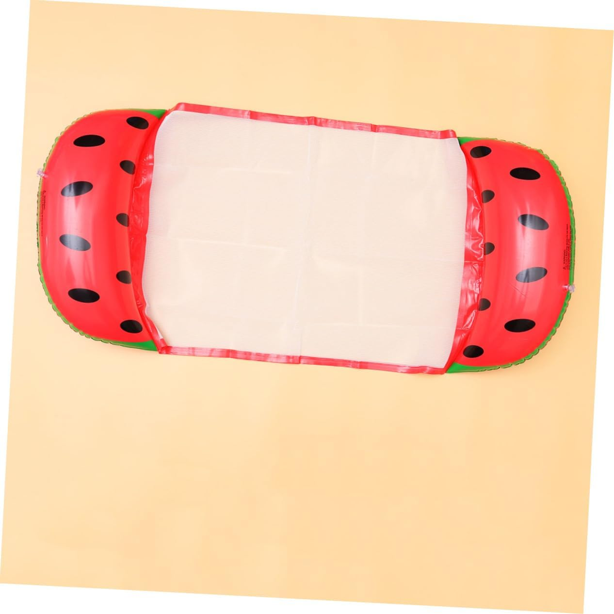 Swimming Pool Floating Mat Inflatable Hammock Ergonomic Backrest Watermelon Pattern Beach Fun image number 4