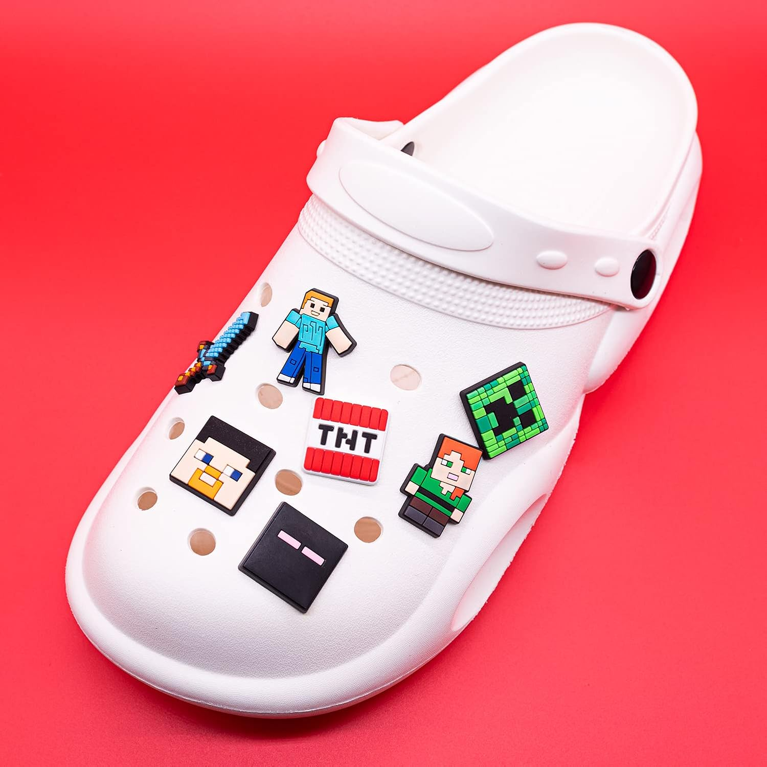 Shoe Charm for DIY Anime Game Cute Croc Animal Boys Girls Teens Kids Ball Sports Decoration Accessories Different Designs PVC Trendy Cute Shoe Charms Party Birthday Gifts image number 2