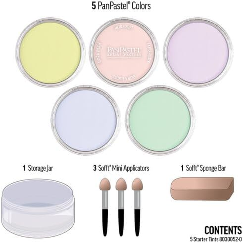 Panpastel 5 Color Set - Tints, Multicolor (PPSTL5-30052) image number 2