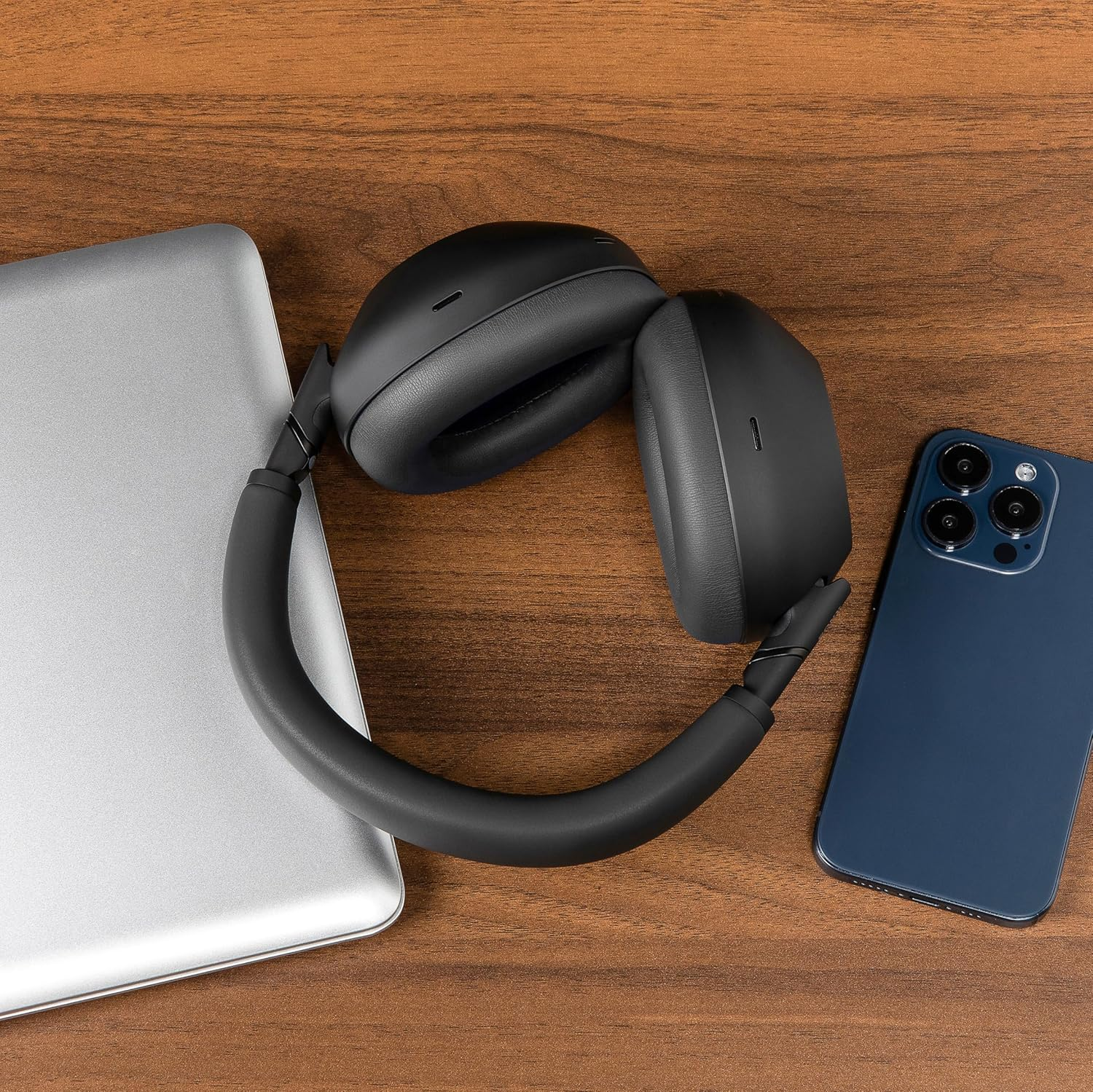 WC Padz XM6 &ndash; Premium Replacement Earpads Compatible with Sony WH-1000XM6 Headphones by Wicked Cushions | Enhanced Comfort, Durable PU Leather & Sound Isolation | Black image number 5