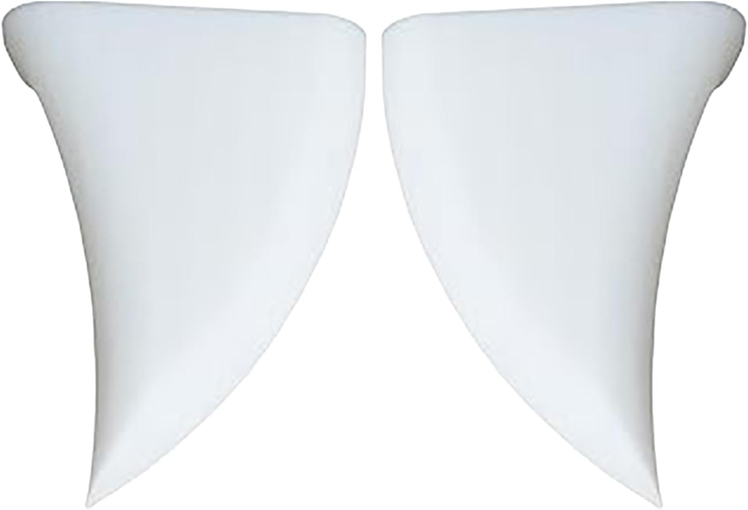 Vampire Teeth - Halloween Car Decoration | 2 Vampire Fangs for Car | 2 Vampire Fangs for Car | White Horns, Bumper Decoration, Fangs - White image number 2