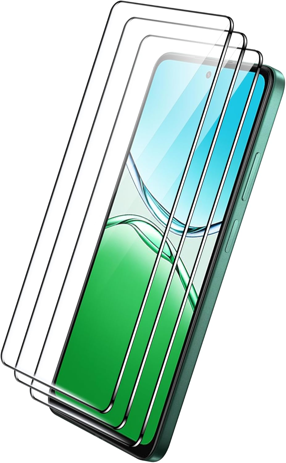 Zzjoooj Pack of 3 Screen Protectors for OPPO A5M / OPPO A5 / OPPO A5 5G for Tempered Glass Protection Glass, Free from Scratches, 9H Hardness, HD Screen Protector, 0.26 Mm Ultra Clear, Ultra Resistant