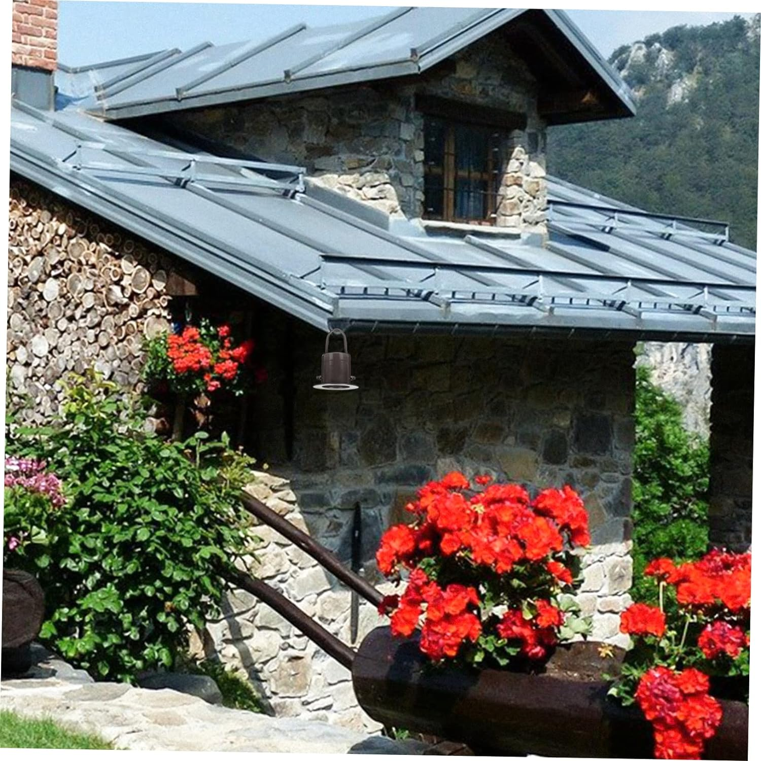 Yardenfun Rain Chain Installation Hook for Outdoor Garden Aluminum Alloy Material for Rain Chain Drain Adapter and Decorative Chimes Cups