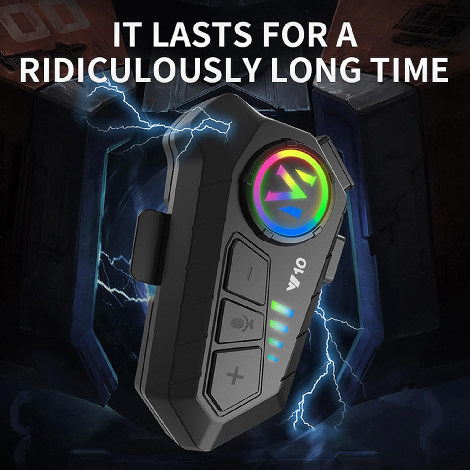 Xinyee Y10 Motorcycle BT5.3 Intercom Headset Noise Cancellation Compatible with a Variety of Helmets image number 5