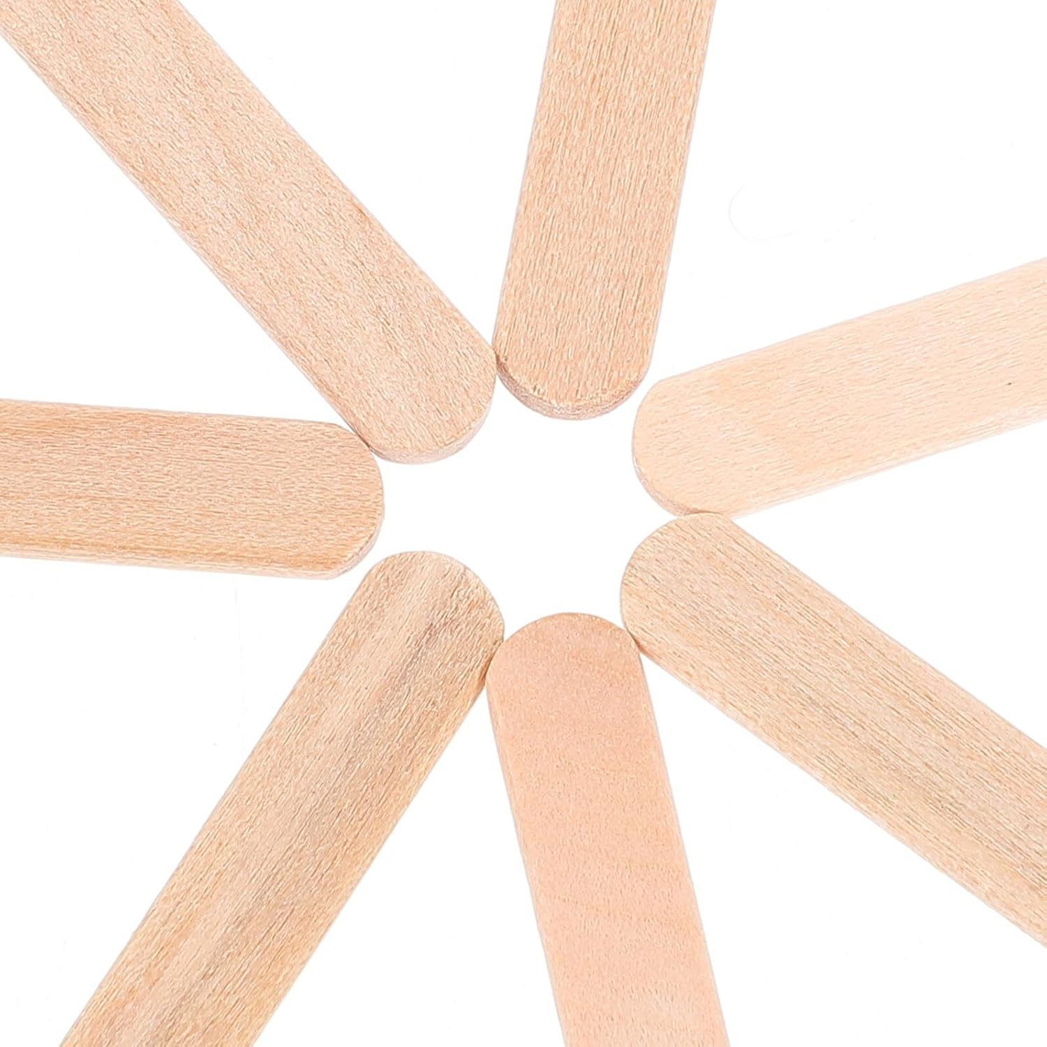 OHPHCALL 250Pcs Wooden Coffee Stirrer Sticks Disposable Ends Mixer for Hot Drinks Tea Cocoa Cocktail Bar Office Use image number 3