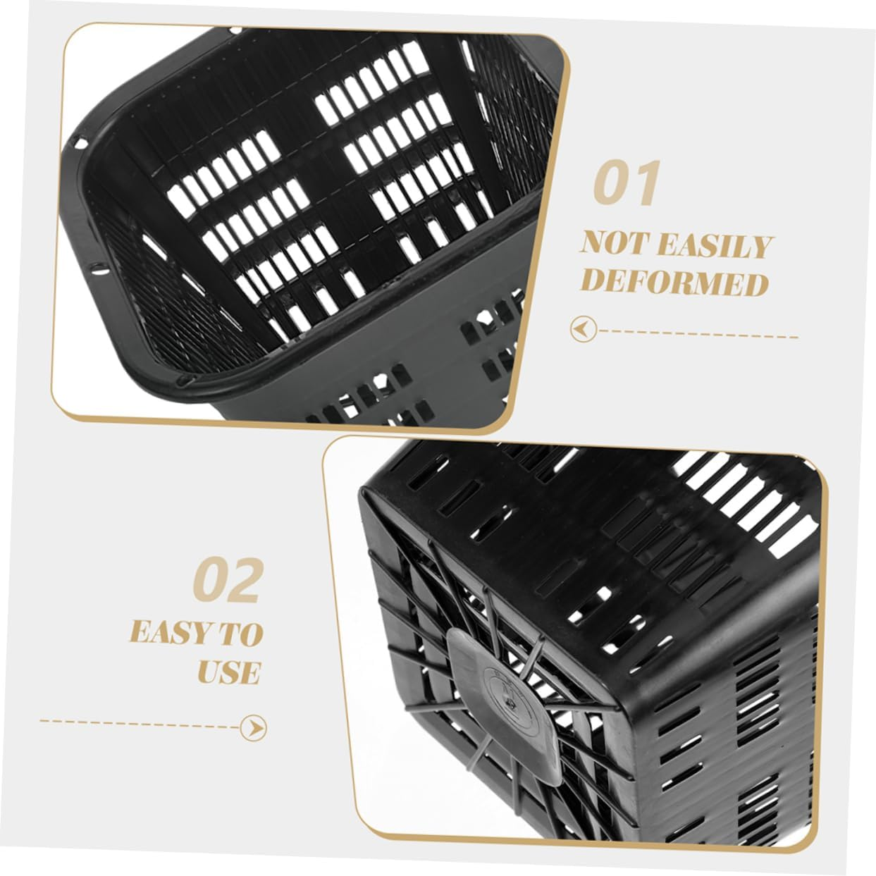 PAMINGONO 10Pcs Hydroponic Grow Supplies Net Pots for Plant Propagation Garden Pots Planting Baskets image number 2