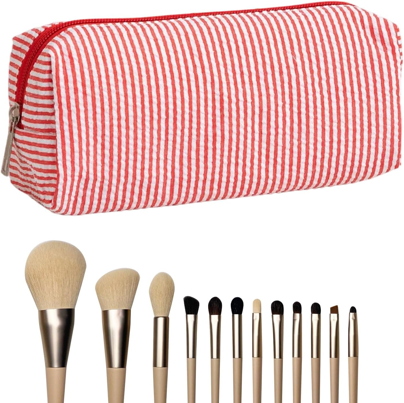 Tktouci Pen Case - Cute Pencil Case Large Capacity Pen Pouch | Portable Organizer School Supplies for Brushes Makeup Purse Daily Classroom Art Class Office Work Desk Home Birthday Preschool