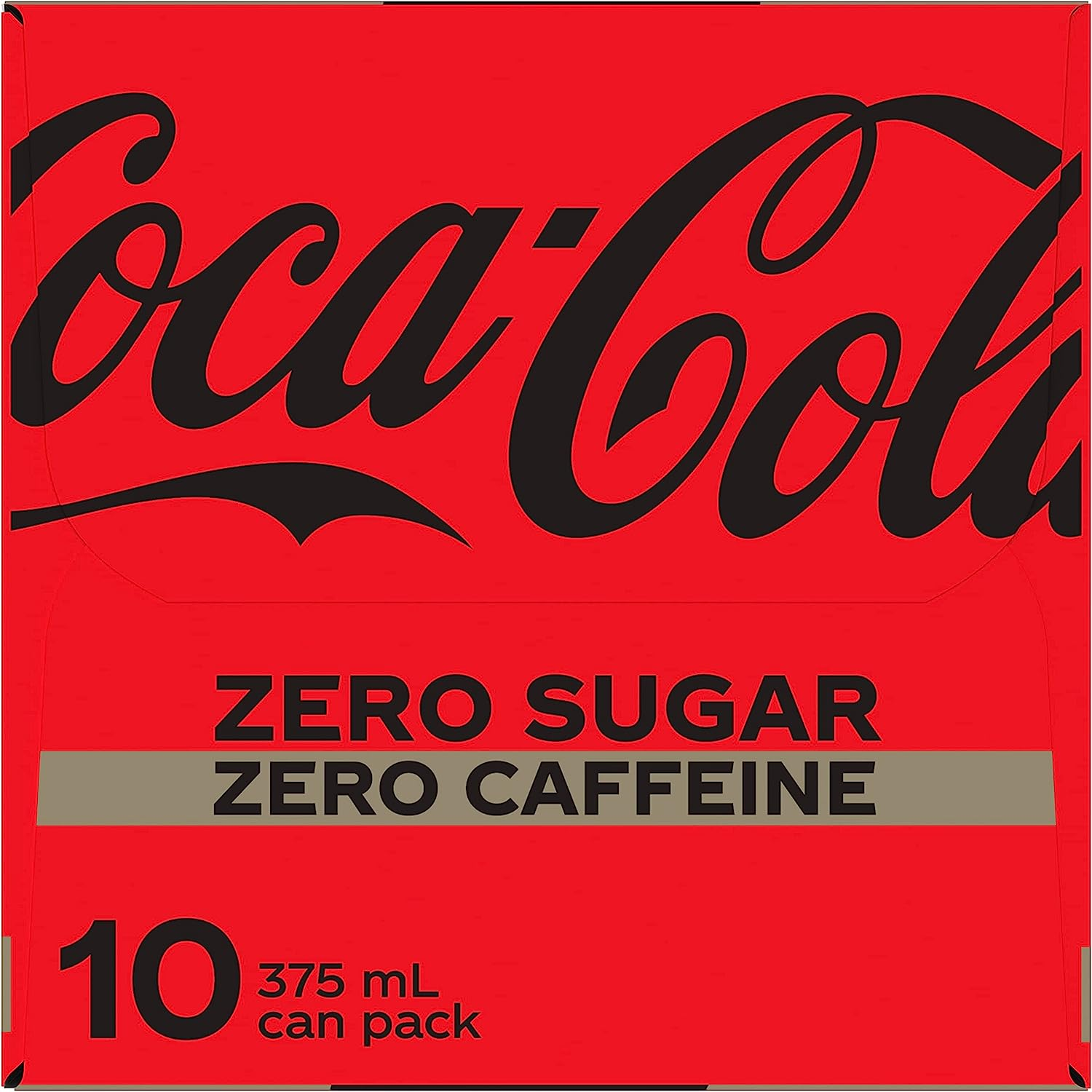 Coca-Cola Zero Sugar Caffeine Free Soft Drink Multipack Cans 20 X 375 Ml image number 5