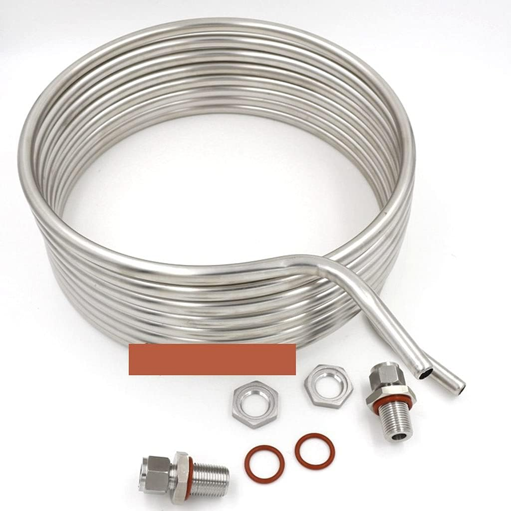 Wort Chiller, Stainless Steel Wort Chiller, 25' &times; 1/2" HERMS Coil 12" Diameter, Bar Accessories image number 2