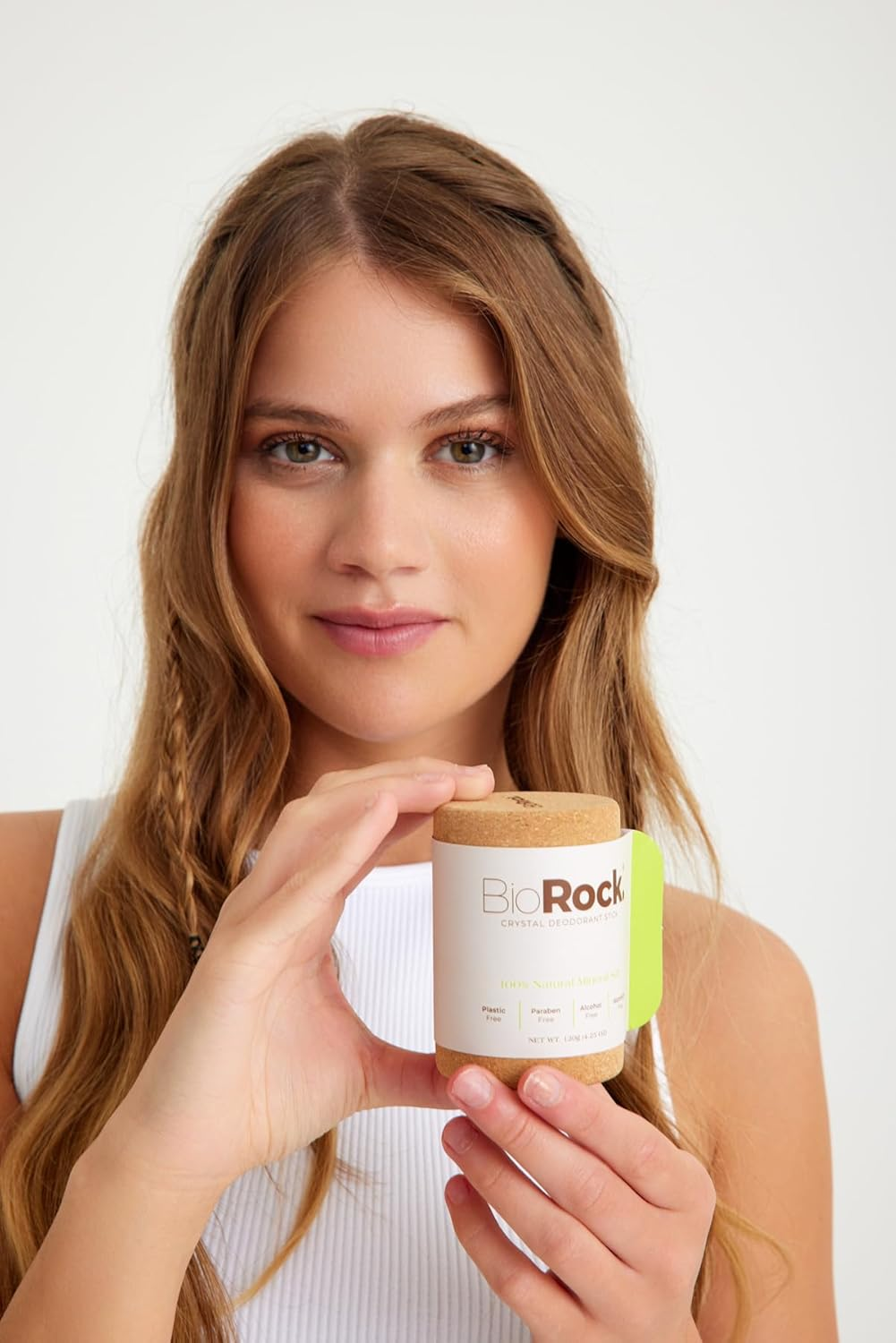 Crystal Natural Deodorant Stone - Unscented Plastic and Aluminum Free Salt Deodorant Stick for Women & Men Eco-Friendly, Sustainable, Zero Waste 4.25 Oz image number 3