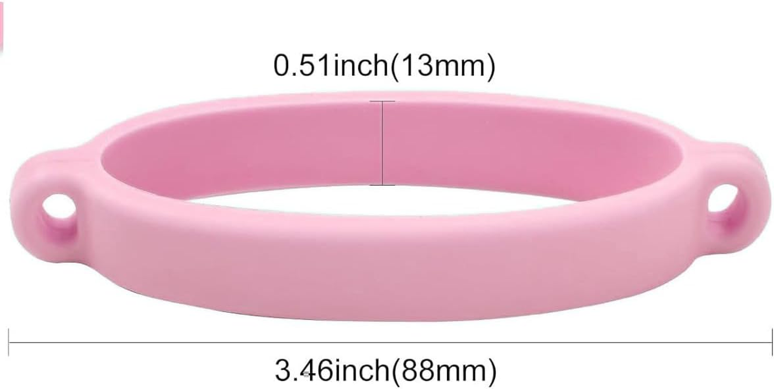 Silicone Water Bottle Strap Portable Water Bottle Sling, Accessories for Most 8-40Oz Cups,Portable Mouth Ring for Outdoor Sports Bottle with Hand Rope (Red) - Dark Blue image number 4