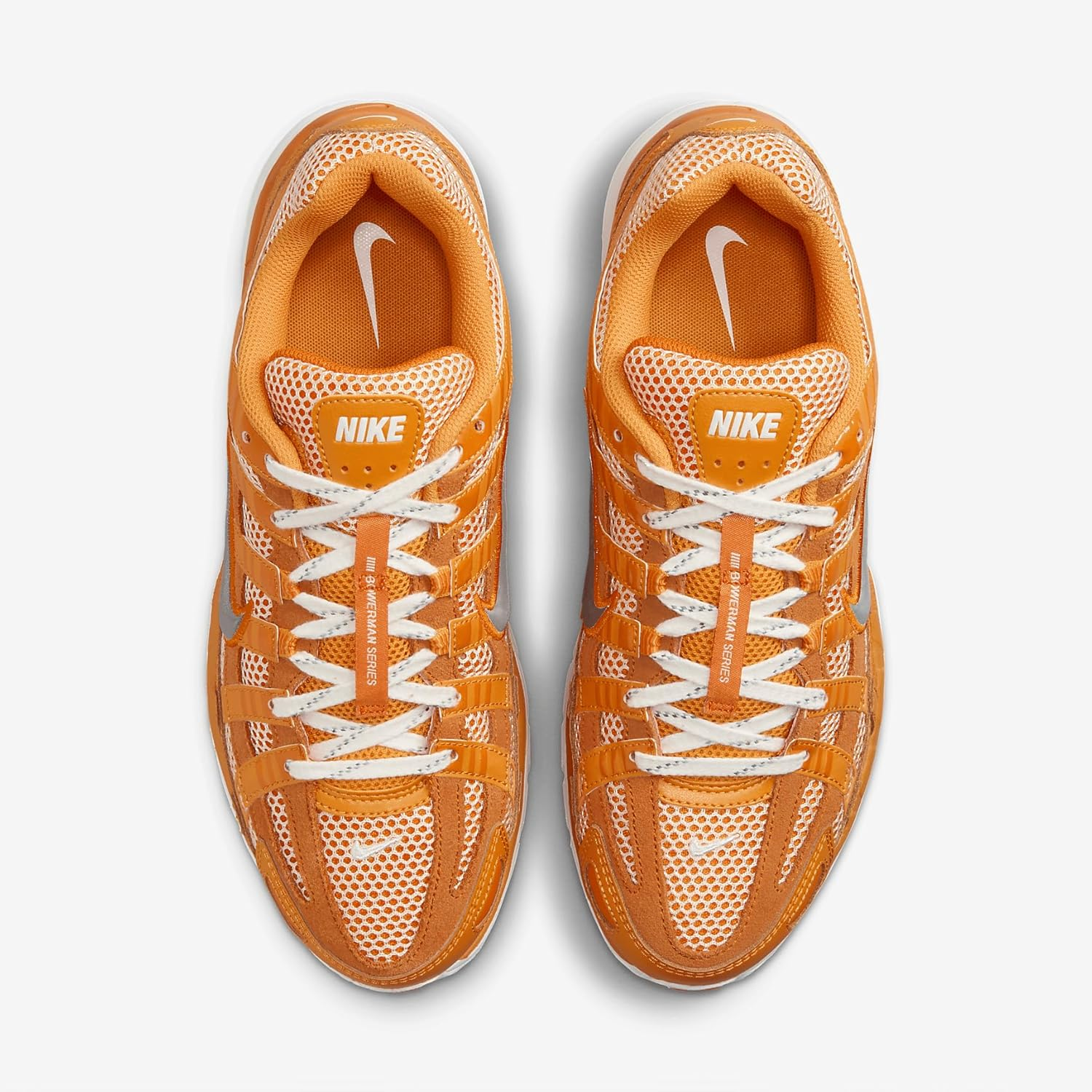Nike HQ3641-886 P 6000 PREMIUM Mens Lifestyle Shoe - Kumquat/Metallic Silver/Magma Ora image number 5