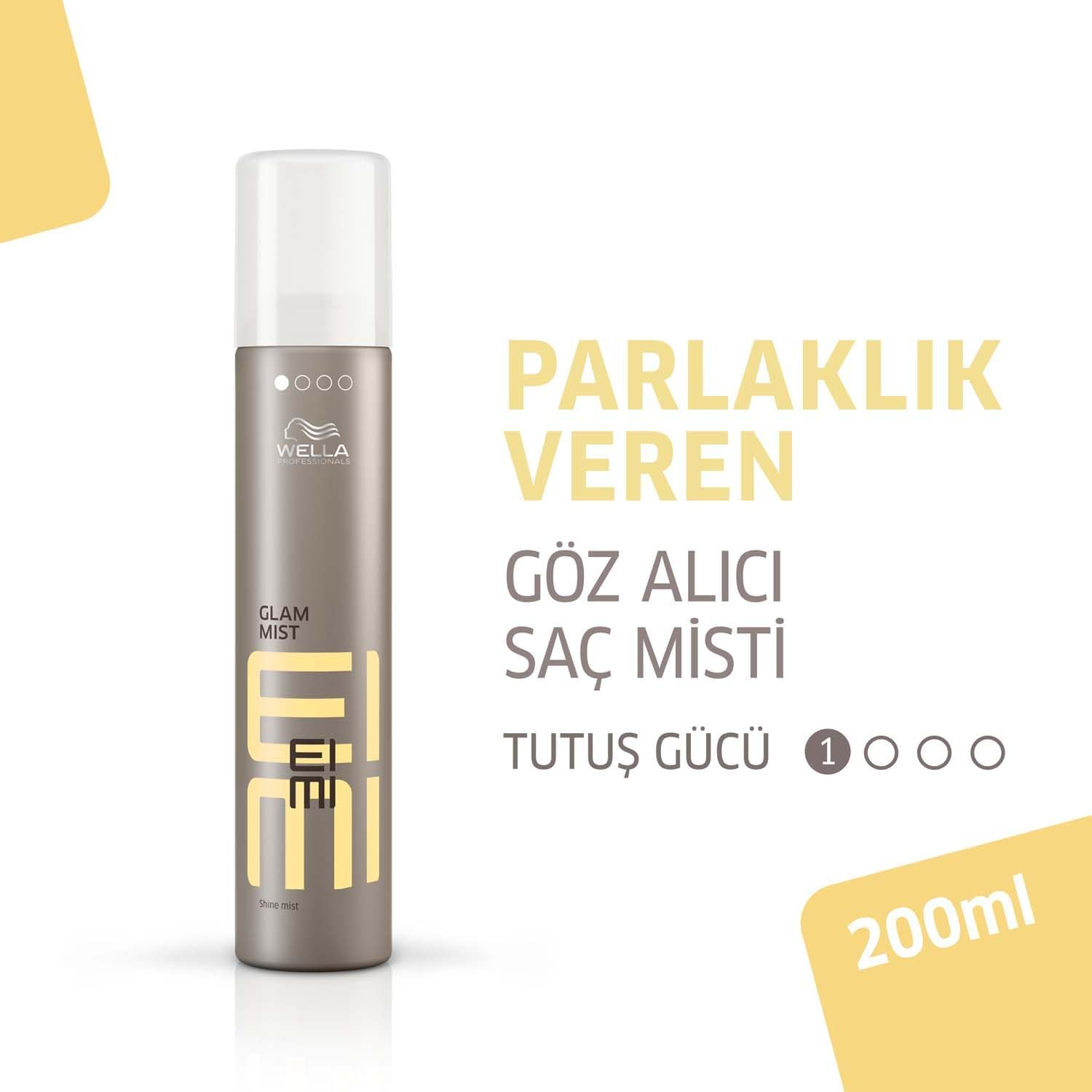 Wella Professionals EIMI Glam Mist Shine Spray (200Ml) image number 3