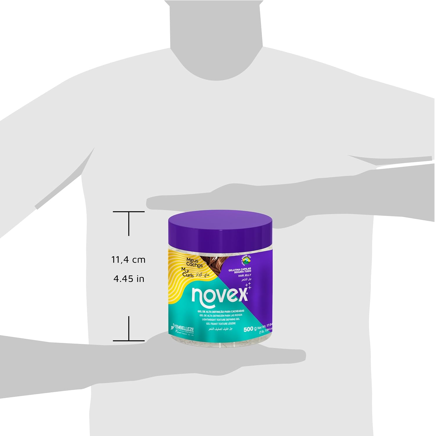 My Curls by Novex Lightweight Texture Defining Gel 500G image number 1