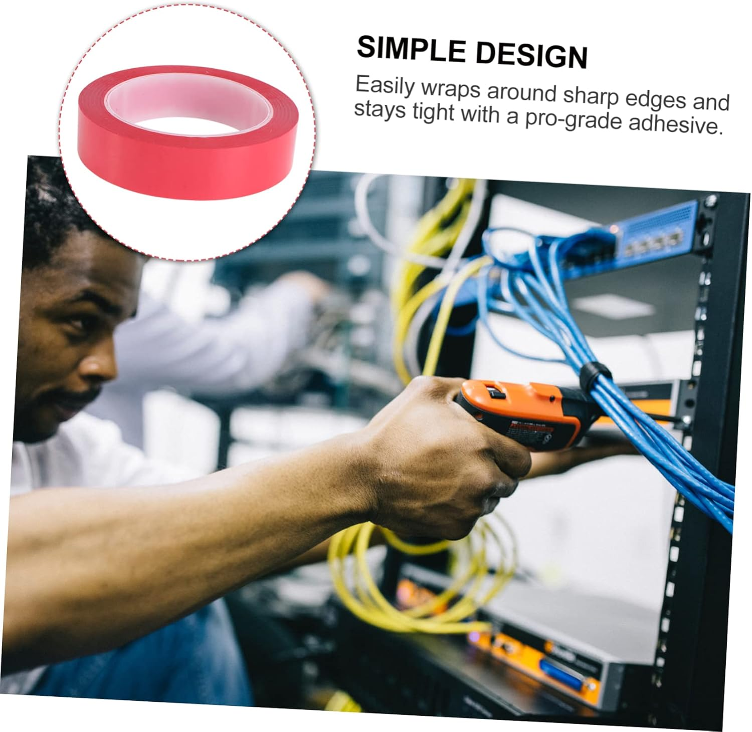 6Pcs Insulation Tape Wide Positioning Tape for Motors and Capacitors Resistance Random Colors image number 2