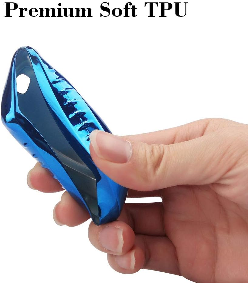 QBUC for Key Fob Cover Protective Case, Soft TPU Anti-Dust Protection Key Case Shell Keyless Remote Control Smart Car Key Protector&iexcl;&shy; Bmw-Blue image number 6