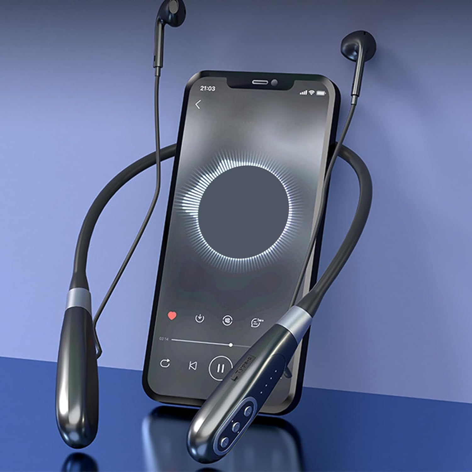 YUEHISY Wireless Sound Card Earphones, Portable Live Streaming Sound Card Headset with Noise Reduction, Remote Control, for Gaming Singing image number 4