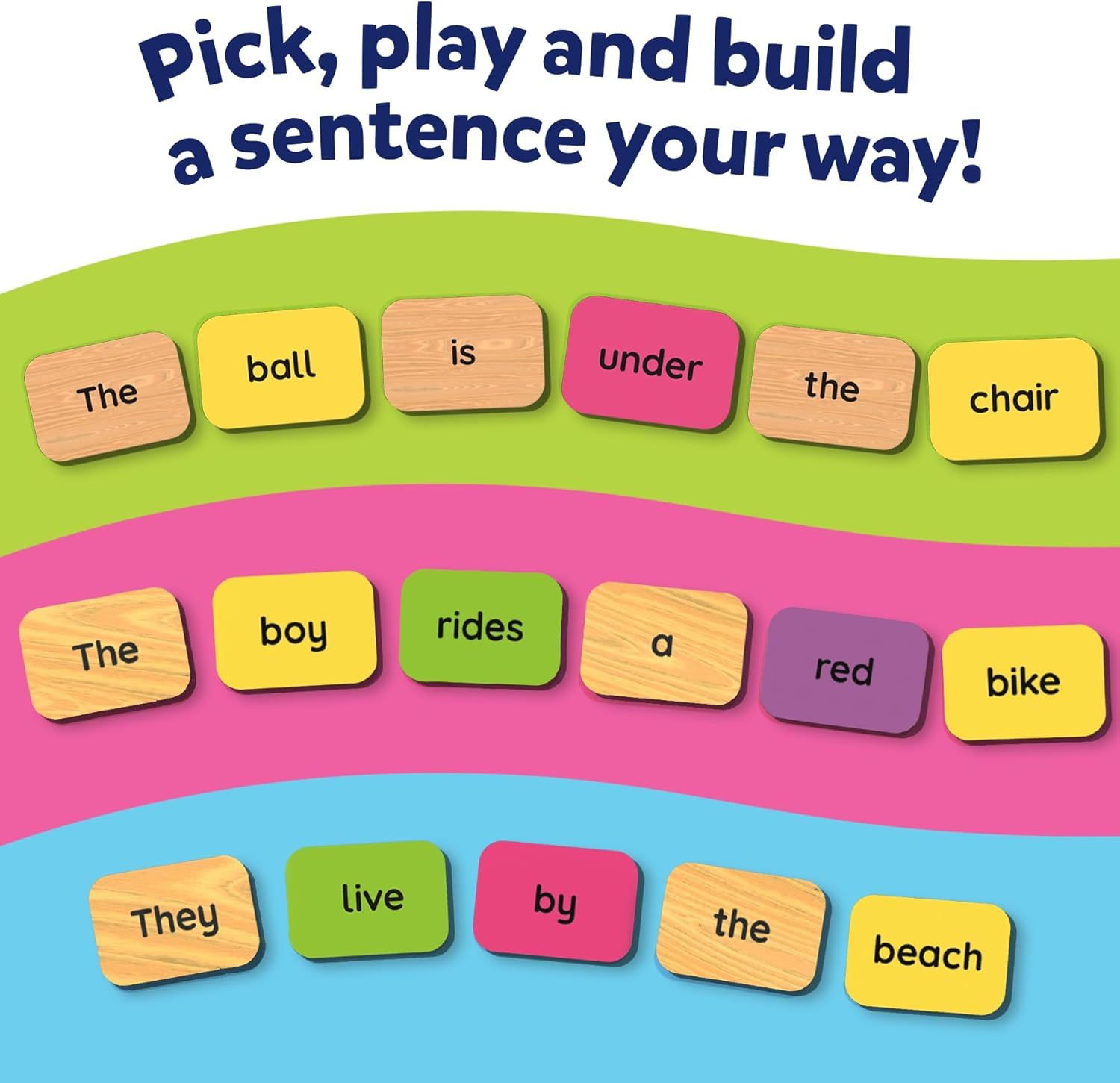 Skillmatics Educational Game - Sentence Search, Fun Learning Toys & Games for Kids, Sentence Building Activity, Creative Word Play, Gifts for Boys & Girls Ages 5, 6, 7, 8 image number 1