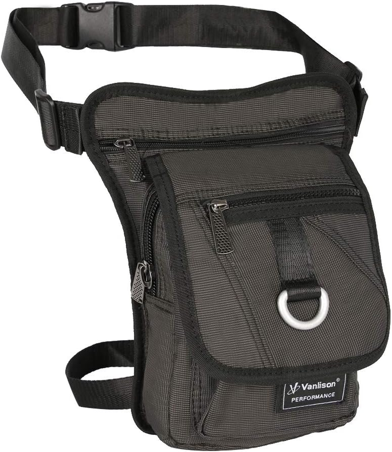 Vanlison Waterproof Airsoft Tactical Drop Leg Pouch Bag Panel Motorcycle Bag