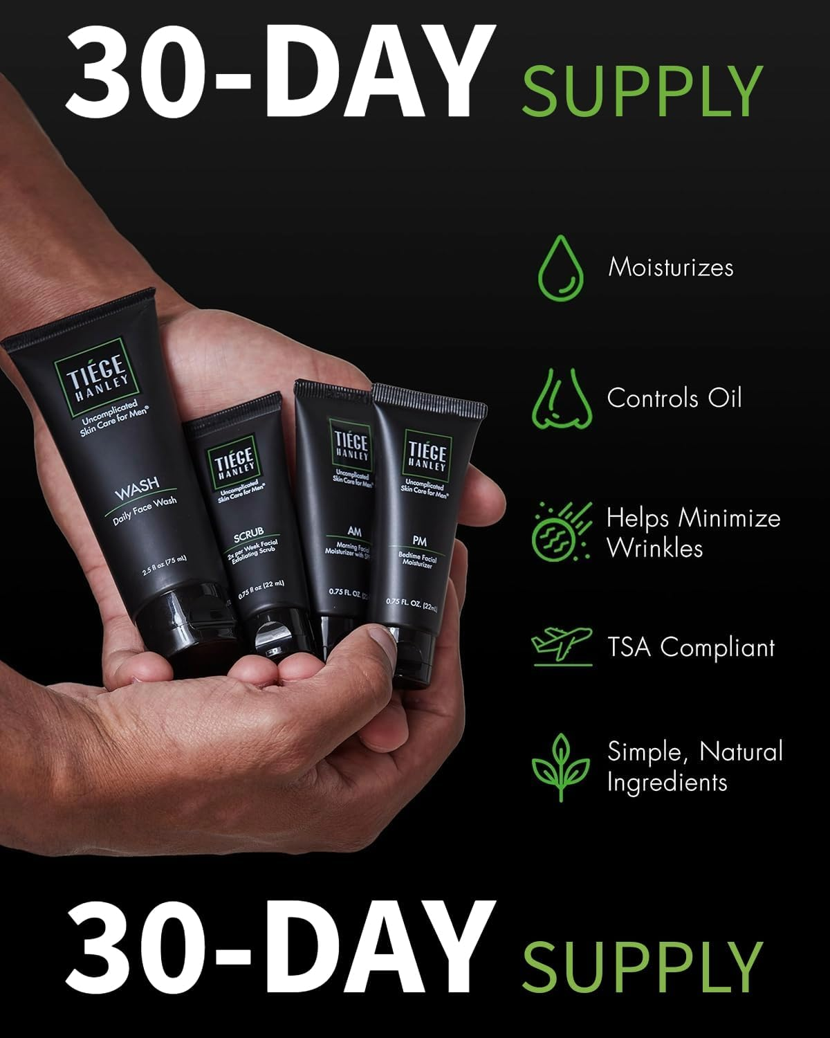(Level 1) - Tiege Hanley Men'S Skin Care System - Level 1 image number 5