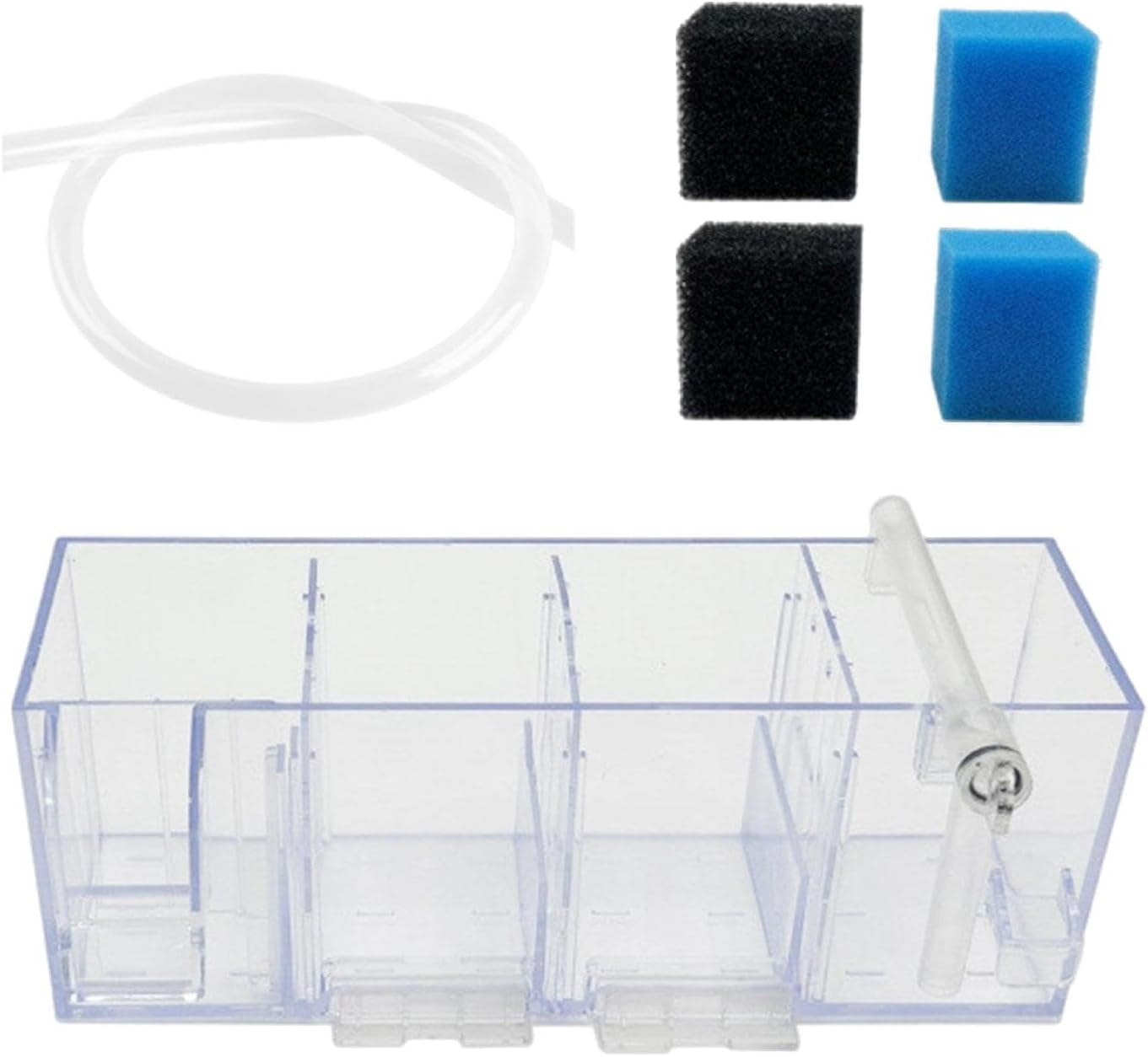 Perfk Fish Tank External Filter Box Water Purifier Sturdy Quiet Aquarium Accessories Aquarium Hang on Back Filter Filtration System, A image number 5