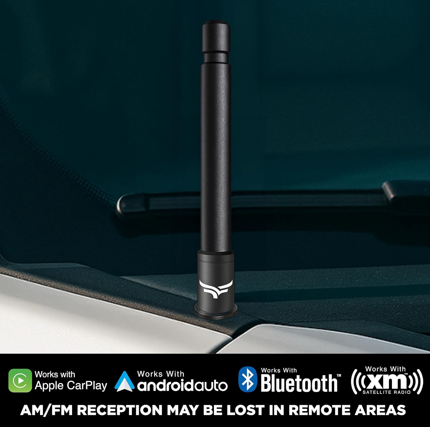 Ecoauto Truck Antenna for All Chevy & GMC Truck Model Years - Chevy Silverado 1500 Accessories (2014+) - Car Wash Safe Antenna for Truck - Chevy Colorado Accessories for Men - (5 Inch) image number 5