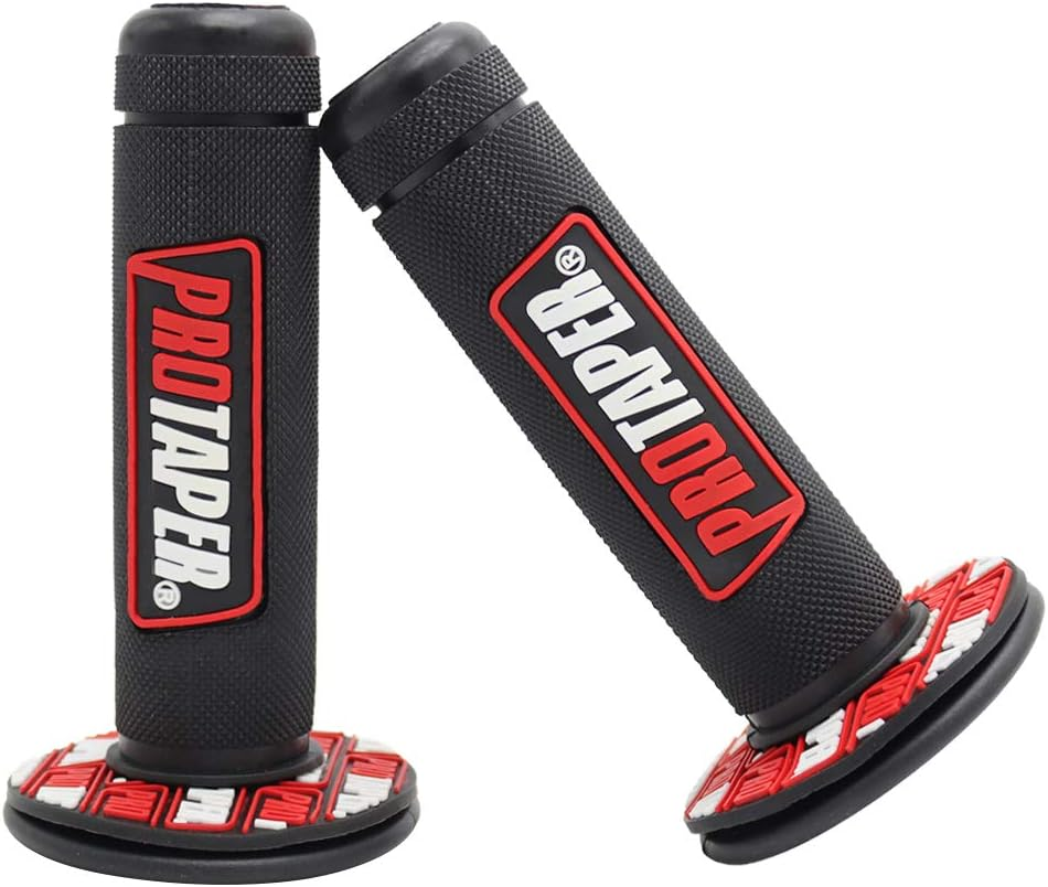 7/8" Motorcycle Handlebar Gel Grip for K.T.M CRF EXC YZF Protaper Pro Conica Motocross Dirt Pit Bike (Red) image number 4