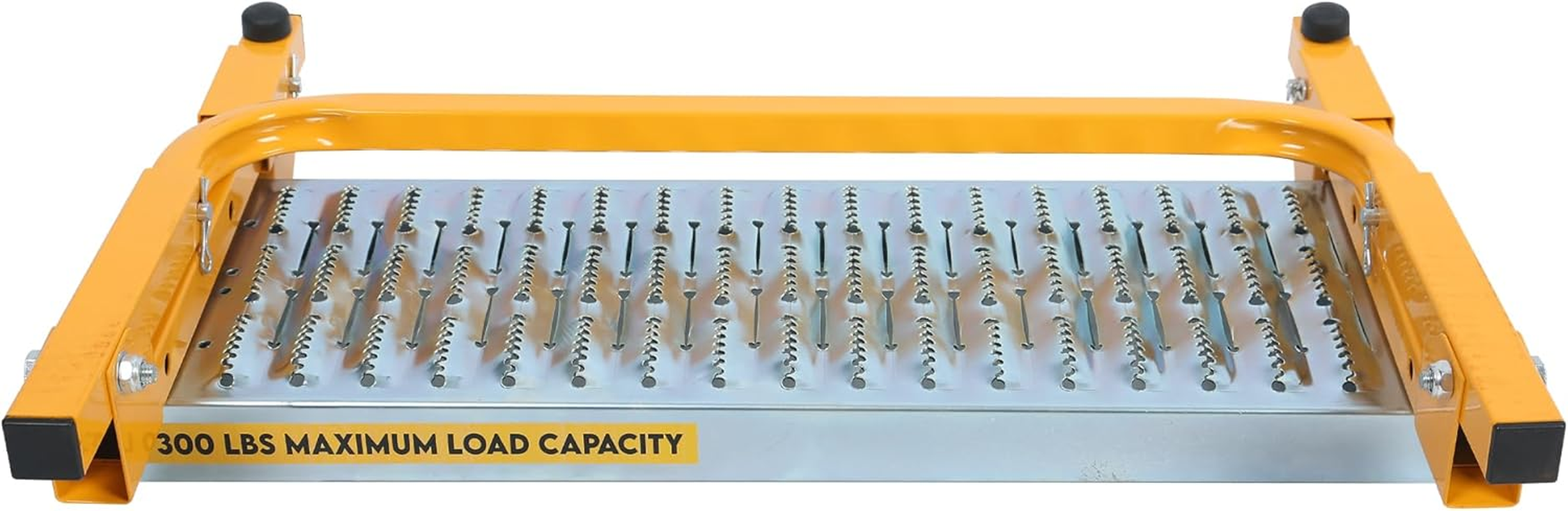 MAXXHAUL 50694 21-1/2" X 7.3" Adjustable Truck Tire Service Step with Non-Slip Platform Foldable 300-Lb Capacity image number 6