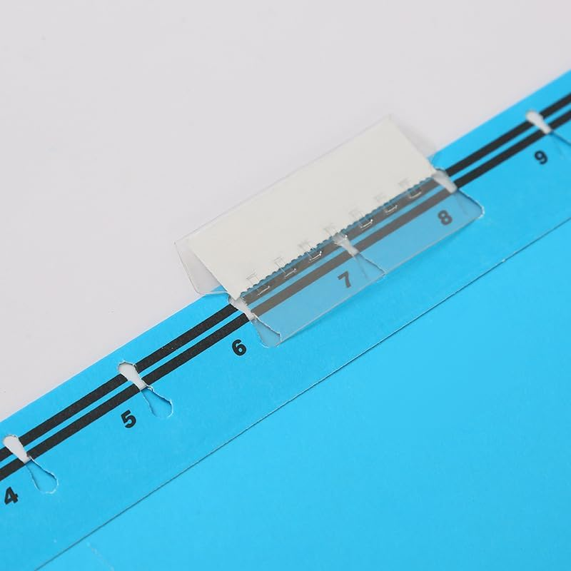 A4 Suspension File, 10 PCS Blue Polypropylene Filing Cabinet Suspension Files with Tabs and Card Inserts A4 Hanging Filing Folders for Office Organization Home Work image number 1