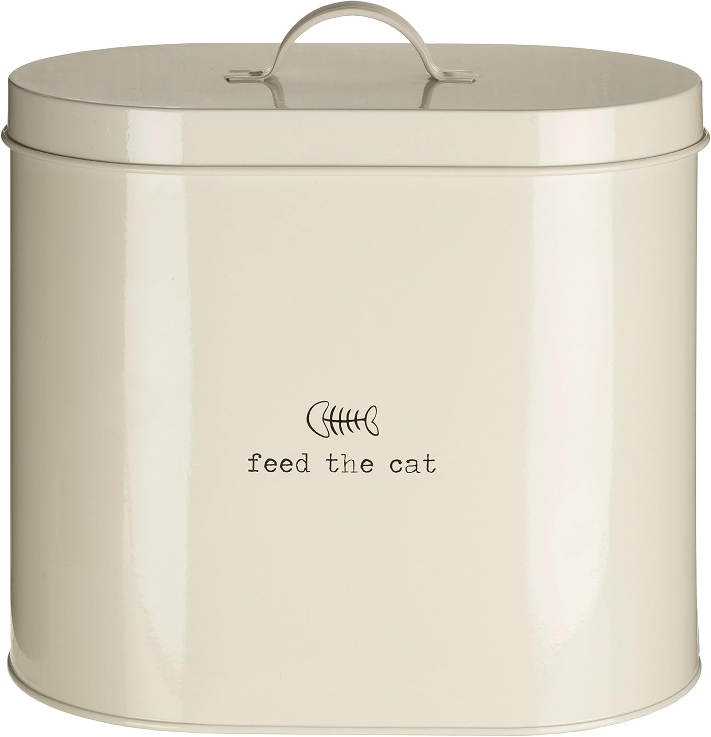 Premier Housewares Adore Pets Lucky Dog Food Storage Bin with Spoon, 6.5 L - Natural