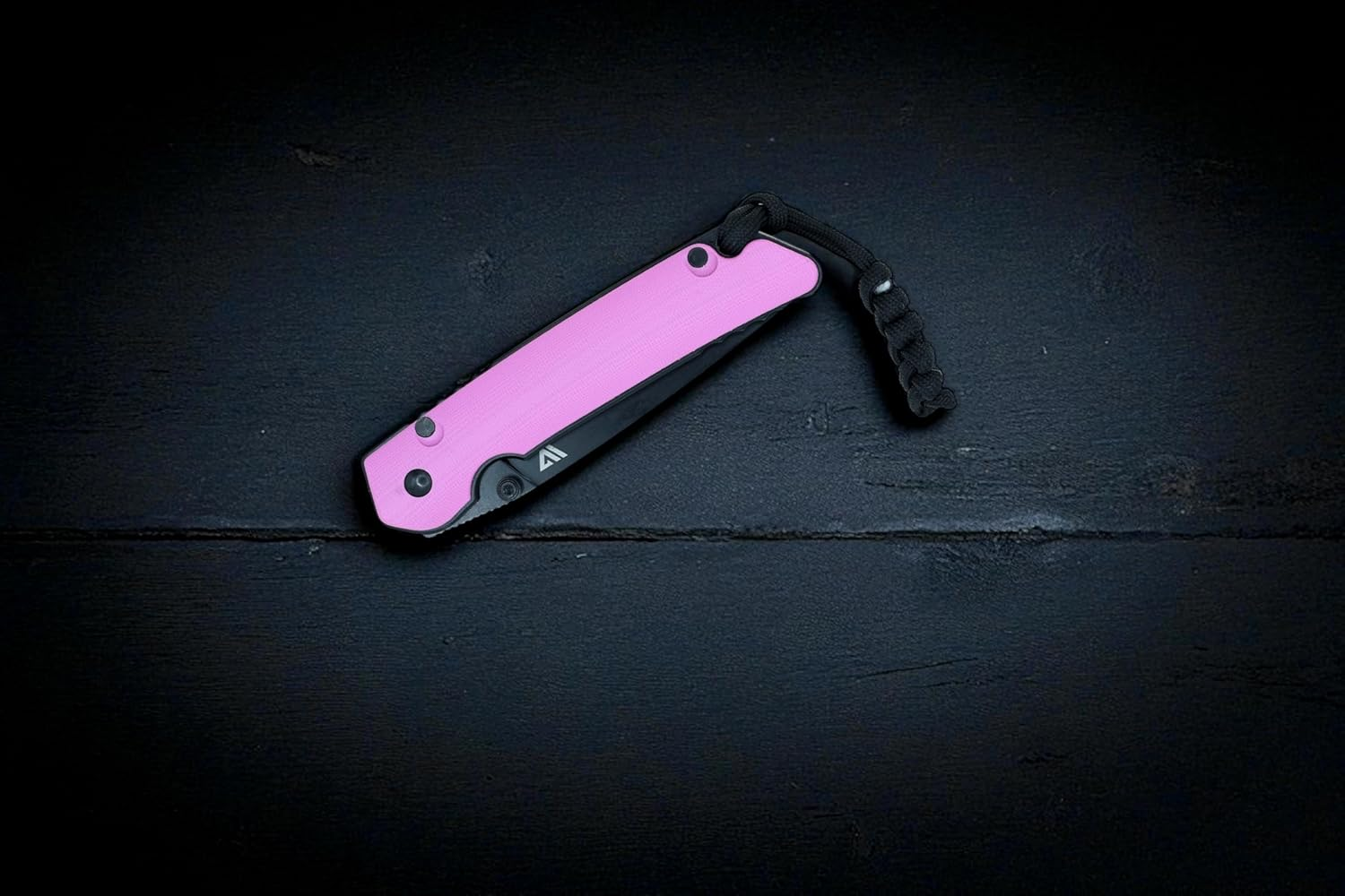 Wilora Tarn Pink Edition D2 Folding Knife &ndash; Limited Edition EDC Pocket Knife with G10 Handle, Paracord Lanyard, Liner Lock & Sheath &ndash; Everyday Carry Knife