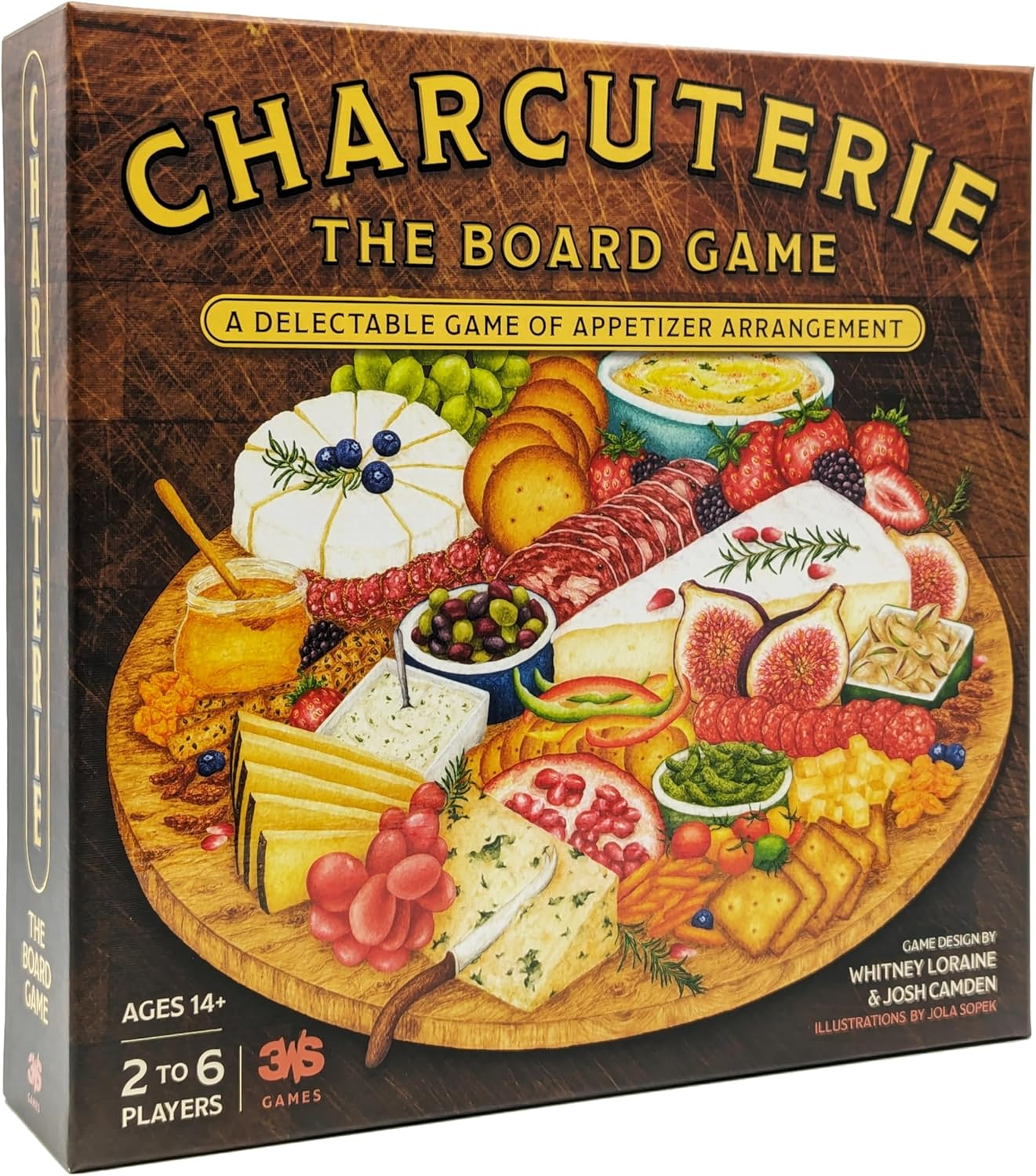 Charcuterie: the Board Game by Th3Rd World Studios, Strategy Board Game, for 2 to 6 Players and Ages 14+ image number 2