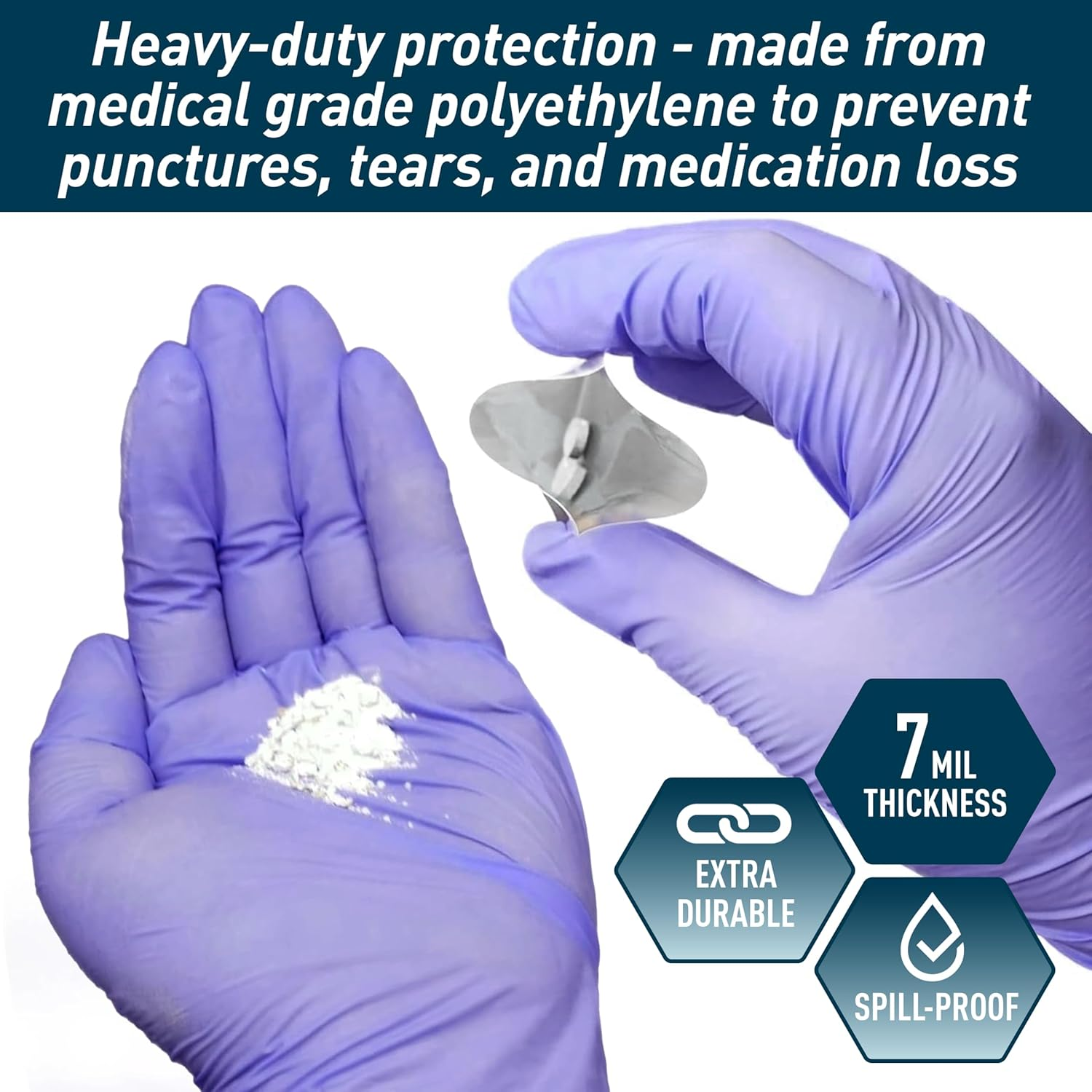 Medpride Pill Crusher Pouches - Pack of 1000 Disposable Medicine Crushers - Medical Grade Clear Tablet Crushing Bags for Easy Consumption with Zero Waste - Prevents Cross Contamination (4.7"X2") image number 3