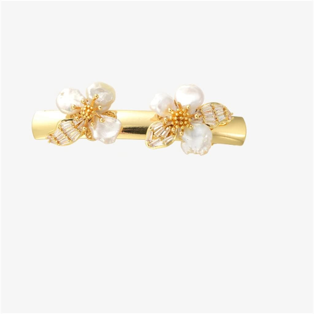 Alligator Clip,Headdress,Hair Clamp,Hairpins,Pearl Multi-Style Spring Clip Duckbill One Word Clip Hairpin Top Clip Hair Accessories (Color : A, Size : One Size) image number 5