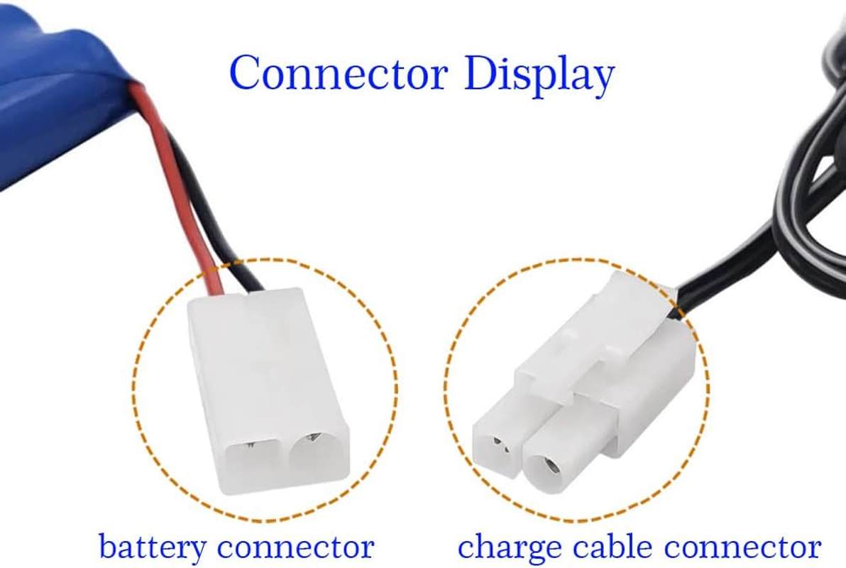 Gecoty&reg; 9.6 V Nimh Battery, 2400 Mah Rechargeable AA Battery Pack with USB Charging Cable and KET 2P Connection for RC Truck RC Tank and RC Battleship image number 2