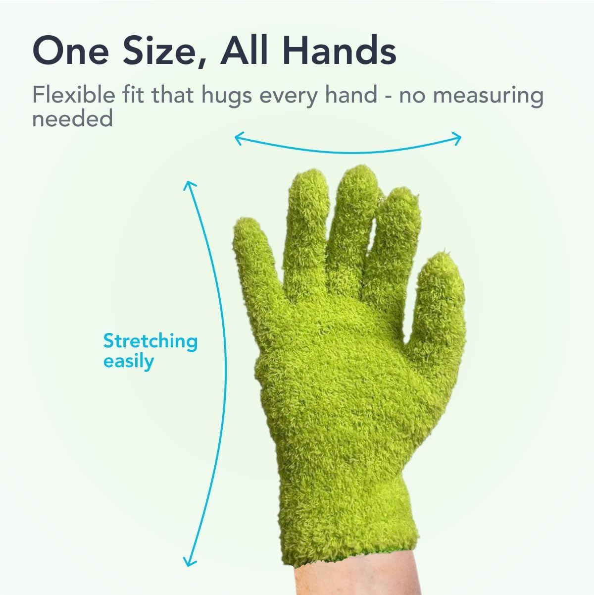 Flora Microfiber Dusting Gloves for Houseplants &ndash; save Your Plants from Hidden Killers &ndash; Ultra-Gentle Microfiber Leaf Cleaners for Indoor Plants &ndash; Washable & Reusable image number 3