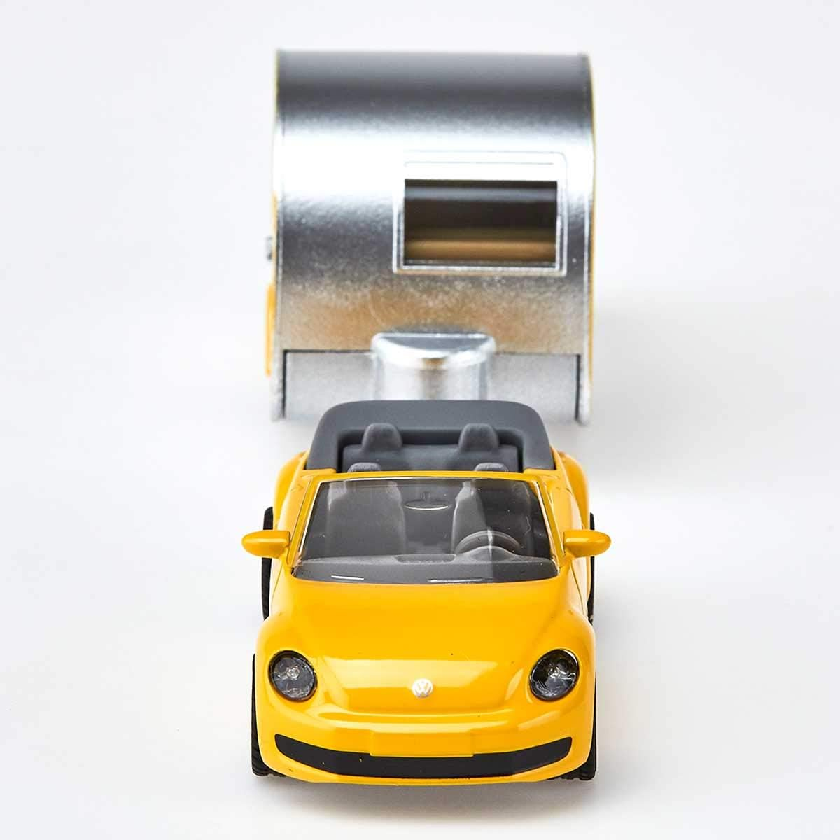 Siku 1629 Volkswagen VW Beetle Cabriolet with Caravan &ndash; 1:55 Scale Diecast Metal Model Car & Trailer, Premium Collectible Toy Vehicle image number 6