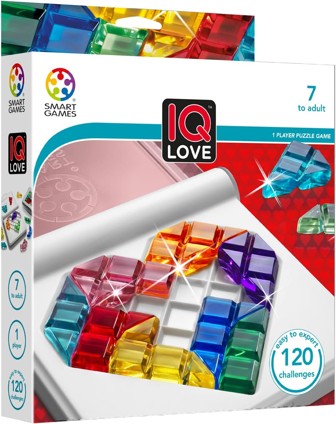Smart Games SG2439 IQ Love Puzzles Game