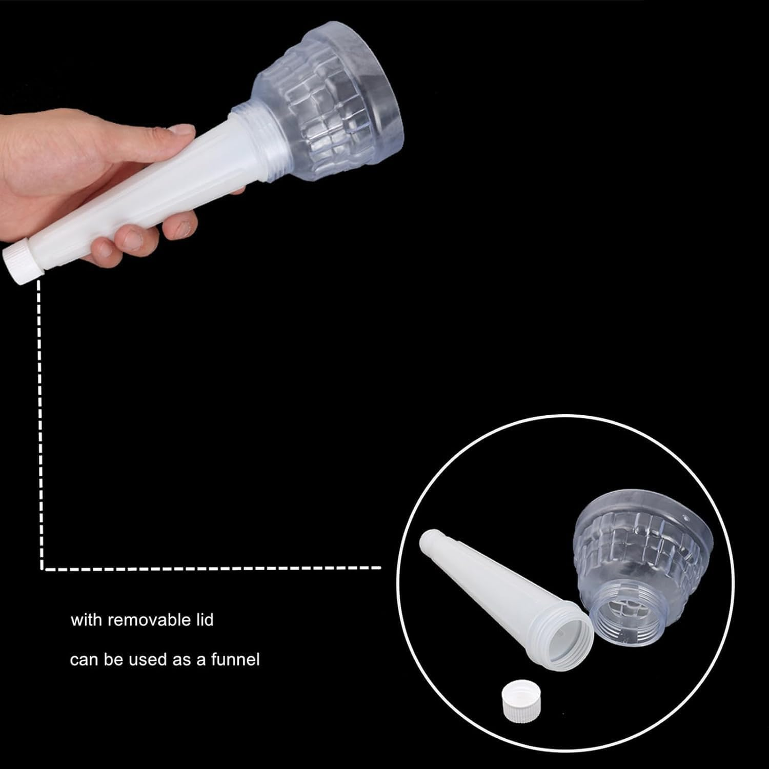 Oil Filter Removal Funnel Tool, Hands Free Automotive Oil Change Accessory, Universal for Most Cars and Trucks image number 4